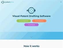 Tablet Screenshot of patentdive.com